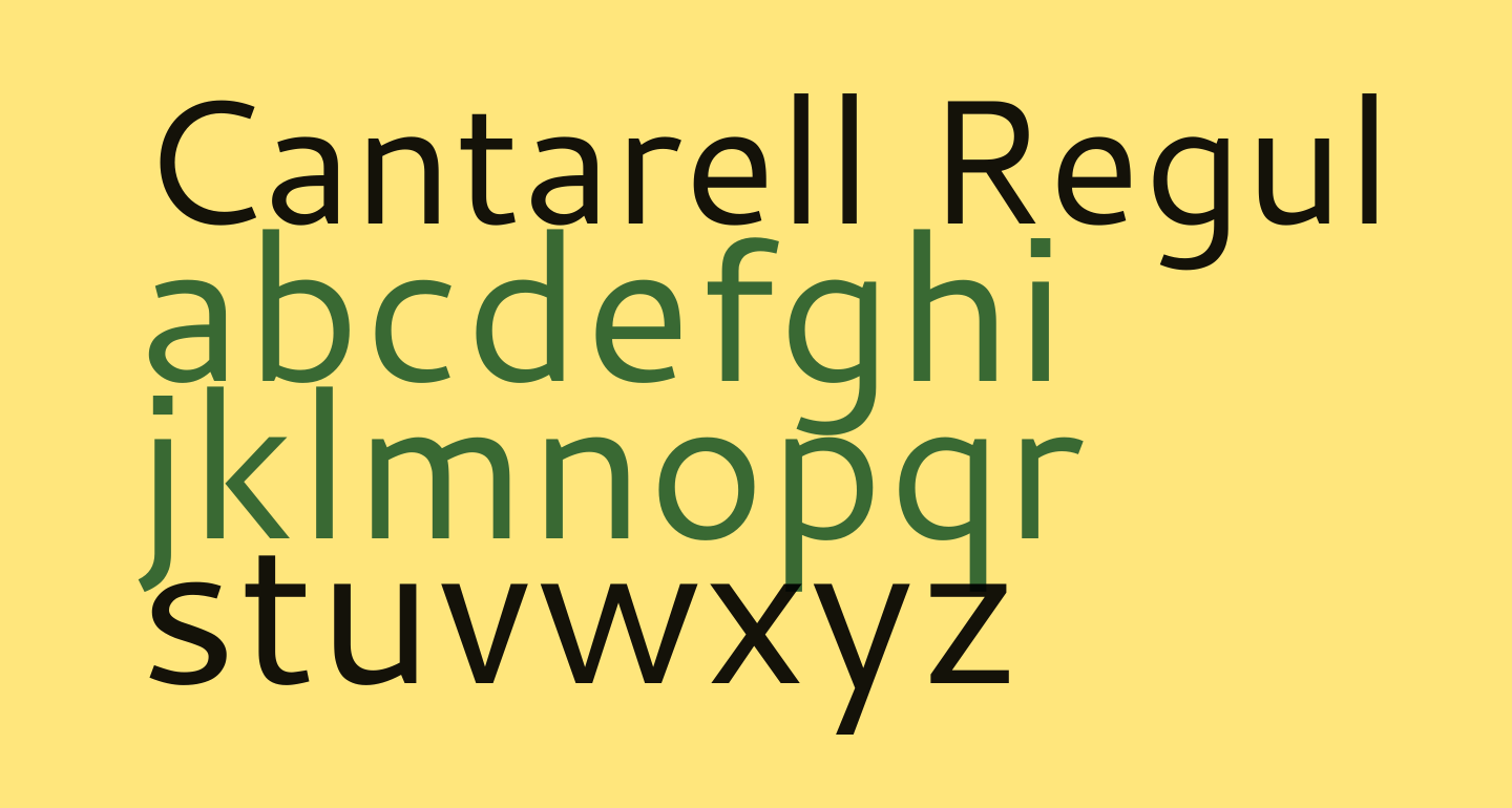 Cantarell Font Free Download For Mac